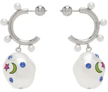 Silver Jelly Galaxy Earrings