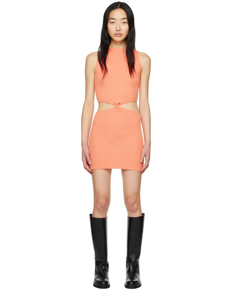 Anna Quan Orange Lottie Minidress Coral
