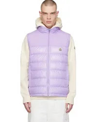 Moncler Purple Cerces Down Vest Mystic