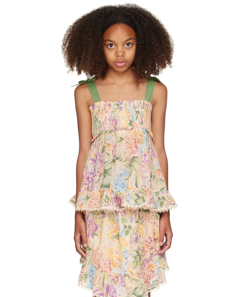 Zimmermann Kids Multicolor Halliday Tank Top Multi