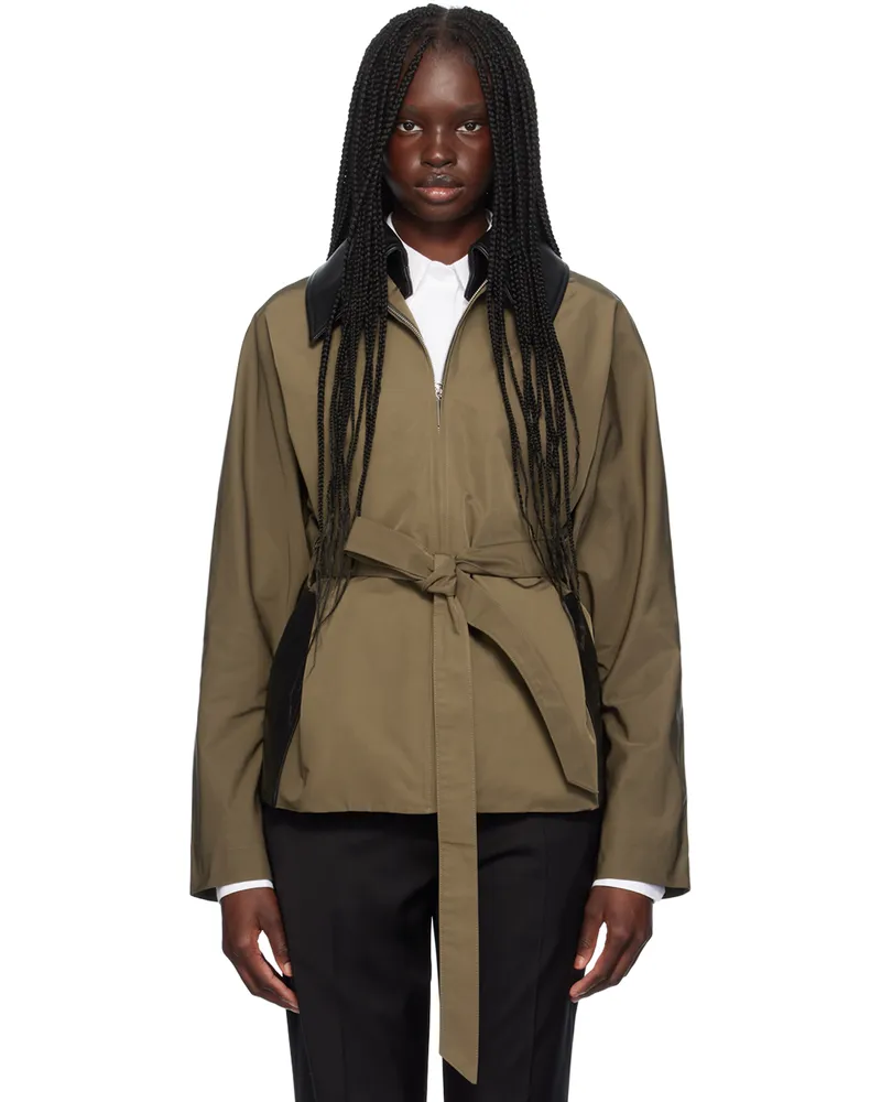 16ARLINGTON Khaki Kair Jacket Cachi