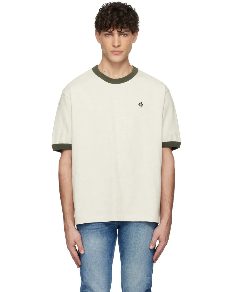 Uniform Bridge Off-White 'UBC' Ringer T-shirt Oatmeal