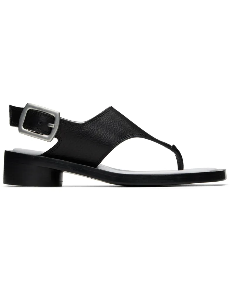 Maison Margiela Black Anatomic Sandals T8013