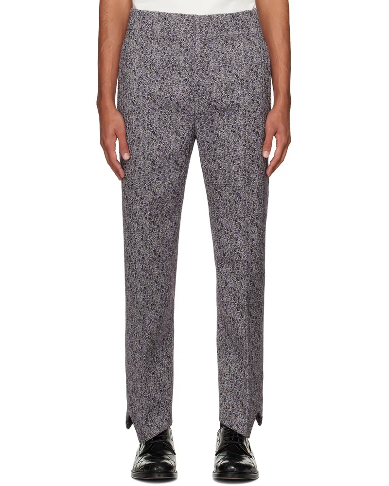 Bottega Veneta Purple Curved Trousers 5215-lilac