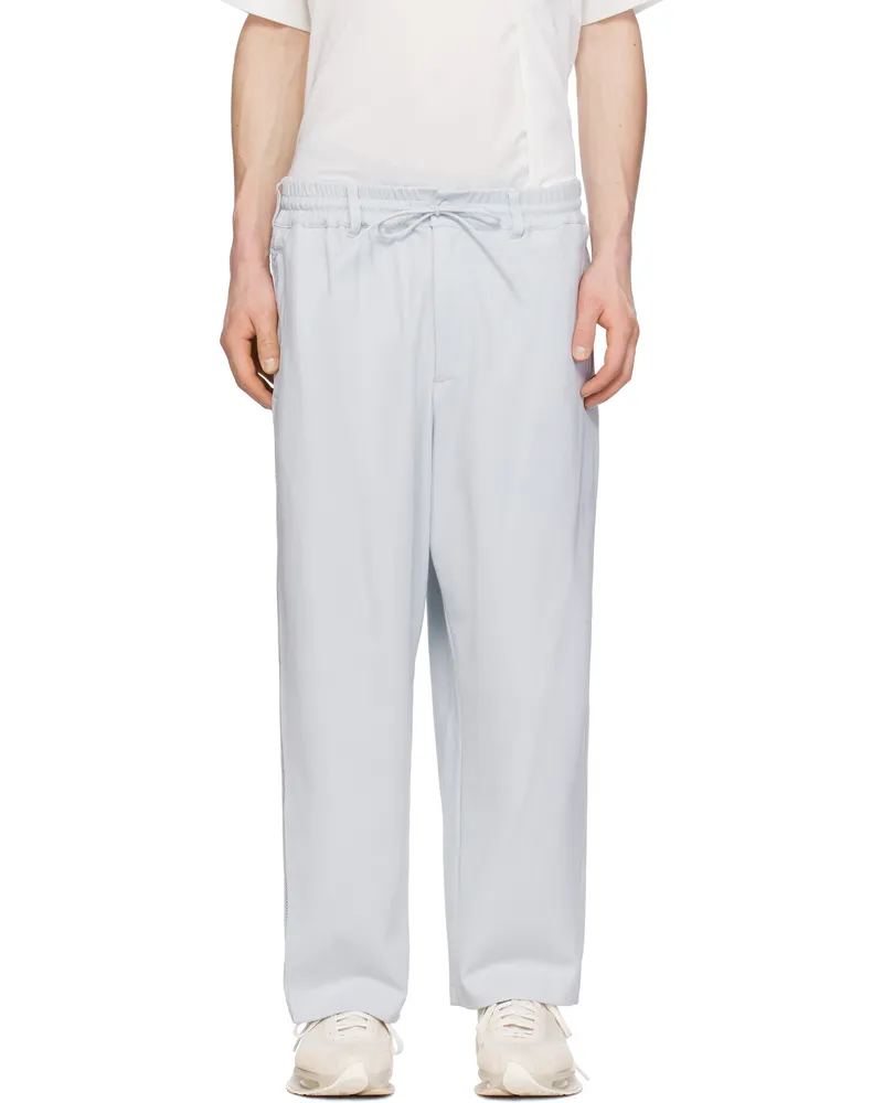 Y-3 Gray Mesh TP Sweatpants Clgrey