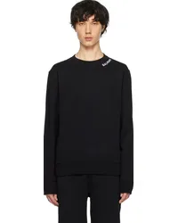 Balmain Black Embroidered Sweatshirt Eab