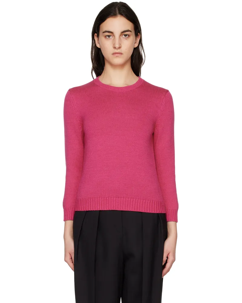 Theory Pink Crewneck Sweater Carnation