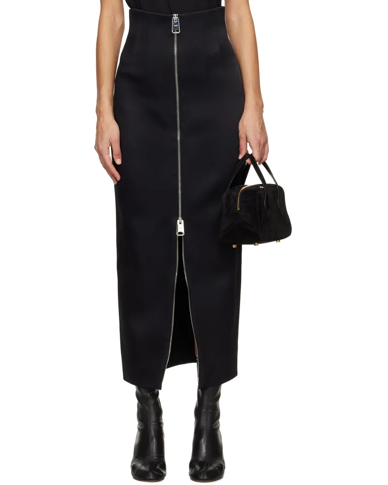 KHAITE Black Ruddy Maxi Skirt 200