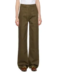 Cecilie Bahnsen Khaki Omega Trousers Fall