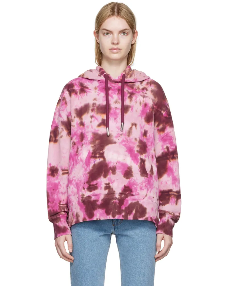 AMI Paris Pink Cotton Hoodie 654