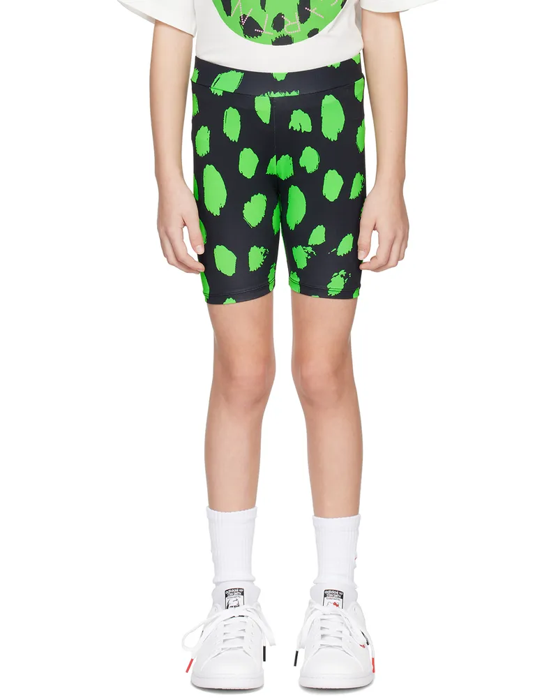 Stella McCartney Kids Black Printed Shorts 930ve