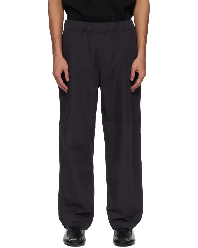 Casey Casey Navy Long Chasse Trousers Night