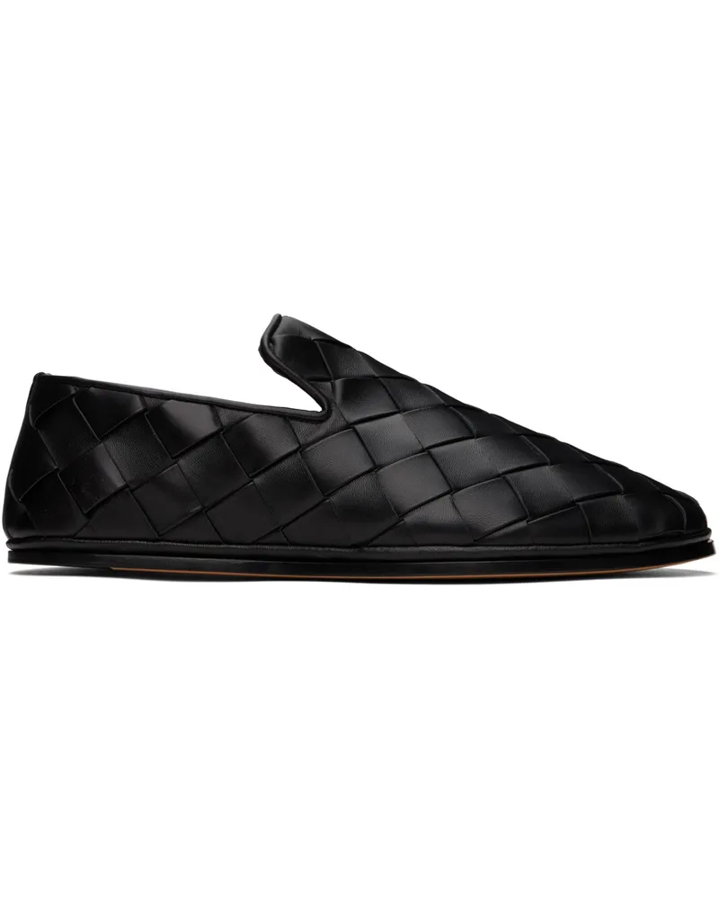 Bottega Veneta Black Sunday Slippers 1000-black