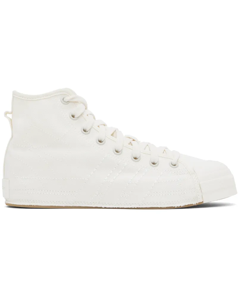 Y-3 White Nizza Hi Sneakers White
