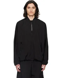 N.HOOLYWOOD Black Raglan Bomber Jacket Black