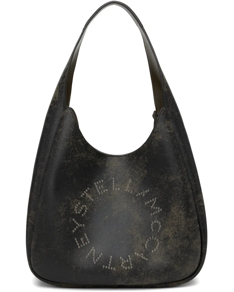Stella McCartney Brown Logo Slouchy Aged Large Tote 2801