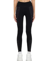 Versace Black 'La Greca' Leggings 1bblack