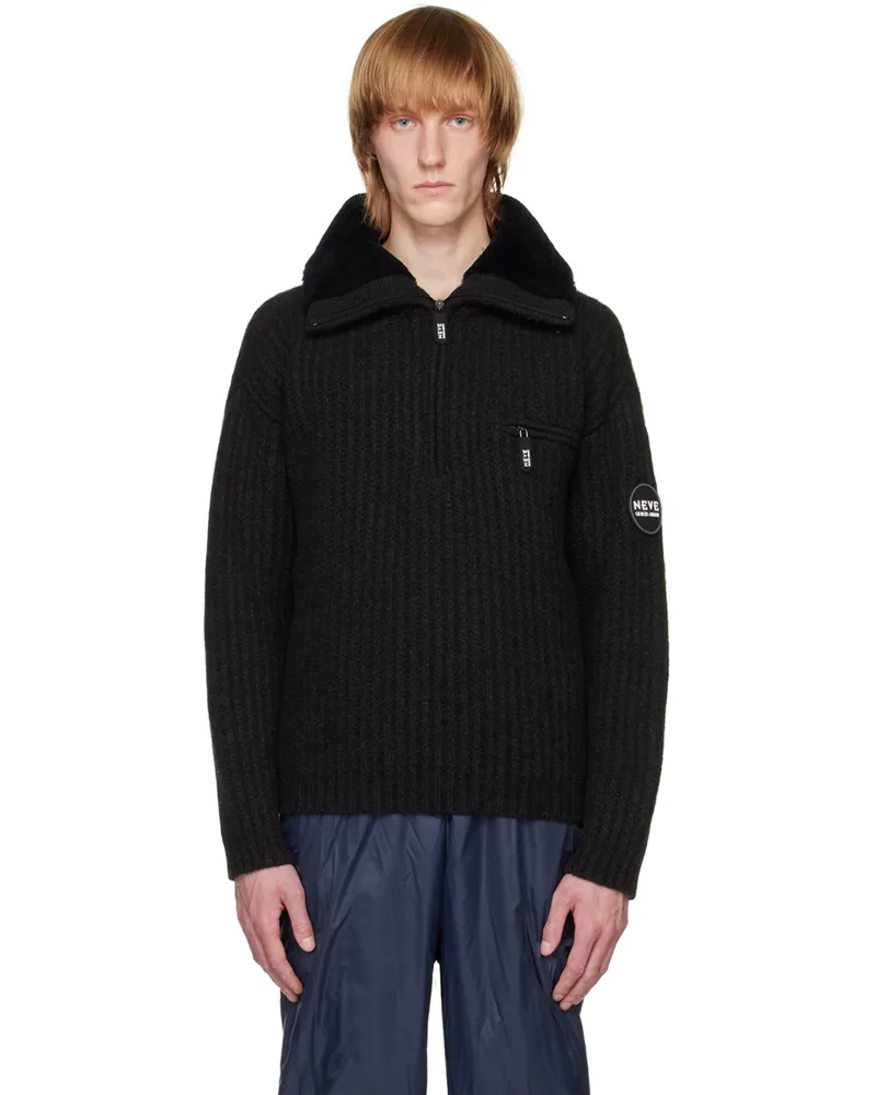 Giorgio Armani Black Neve Sweater Brown