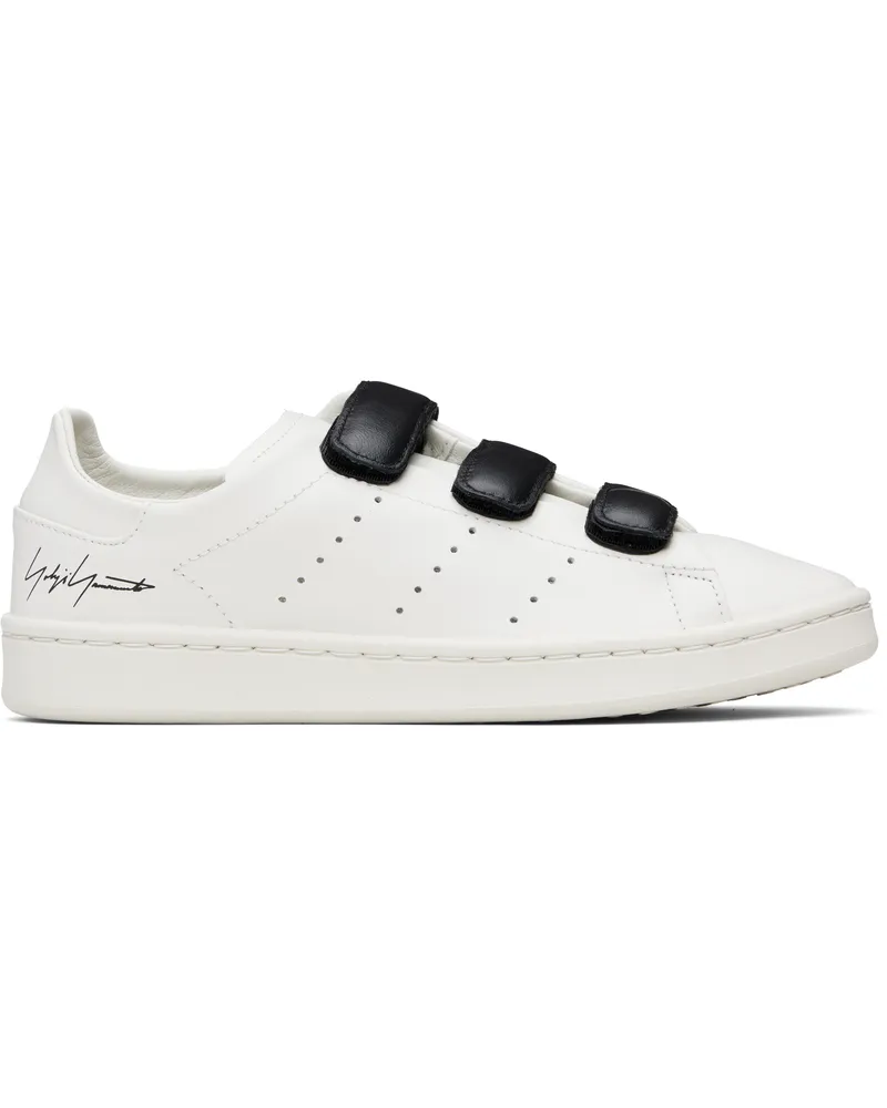 Y-3 White Stan Smith Hook-And-Loop Sneakers Orbgry