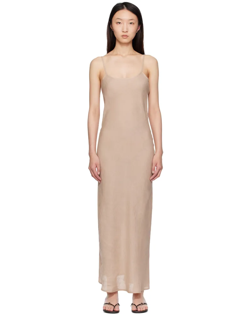 Baserange Beige Dydine Maxi Dress Still