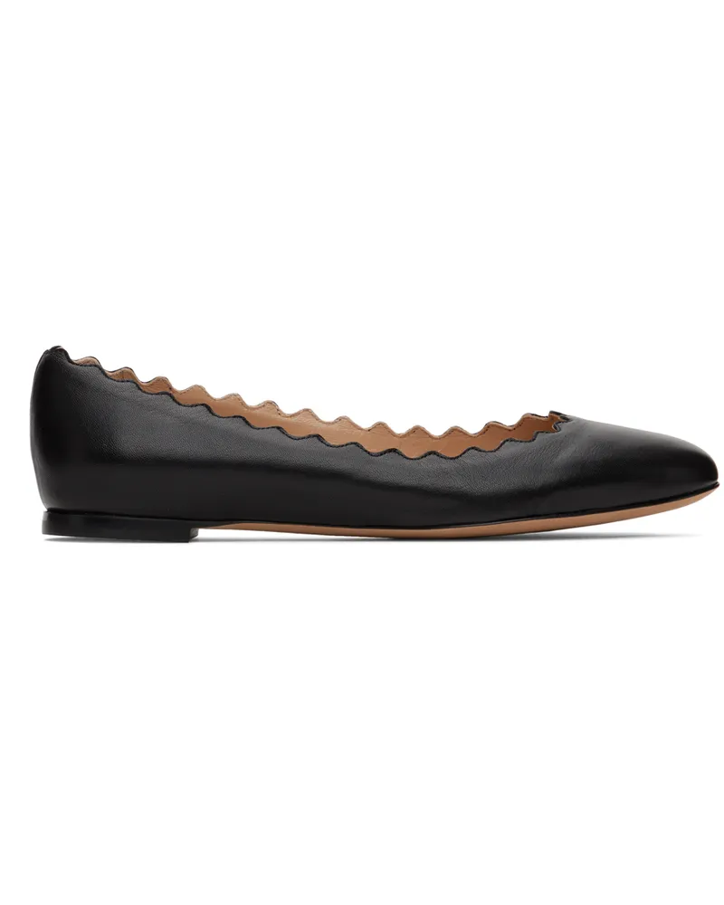 Chloé Black Lauren Ballerina Flats 001