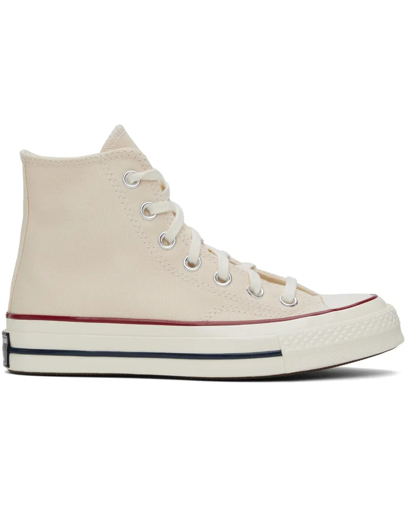 Converse Off-White Chuck 70 High Top Sneakers Parchment
