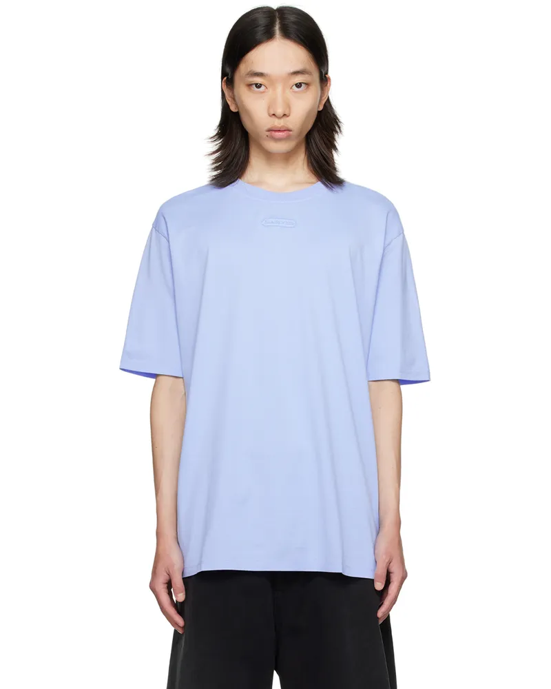 Lanvin Blue Logo Patch T-Shirt 200
