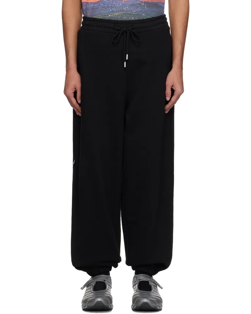 Adererror Black Sig; TRS Tag 01 Sweatpants Noir