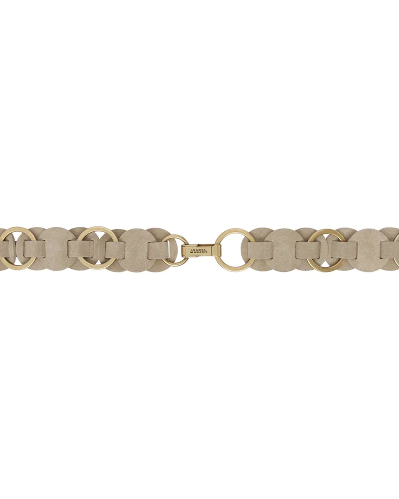 Isabel Marant Taupe Lota Belt Beige