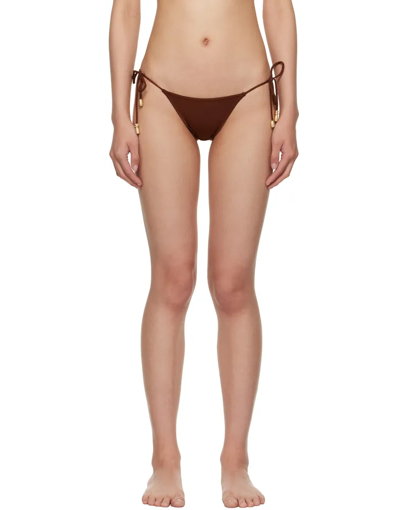 Eres Brown Exquise Bikini Bottom Tortue