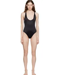 Versace Black Rolled Medusa One-Piece Swimsuit 1bblack