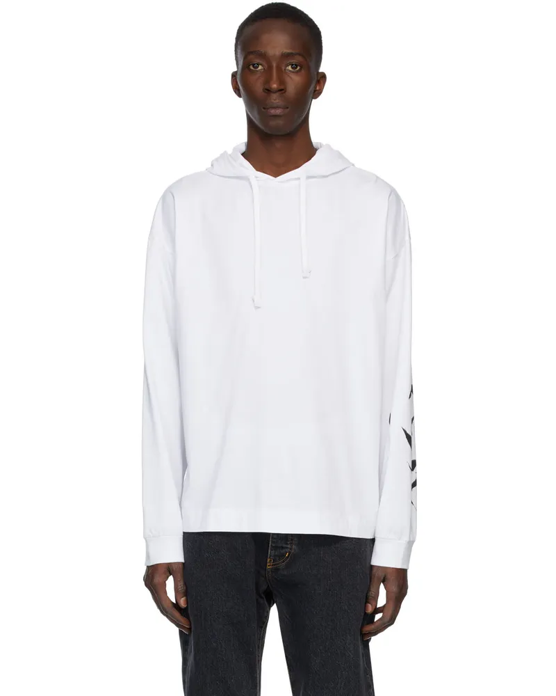 1017 ALYX 9SM White Scar Hoodie White
