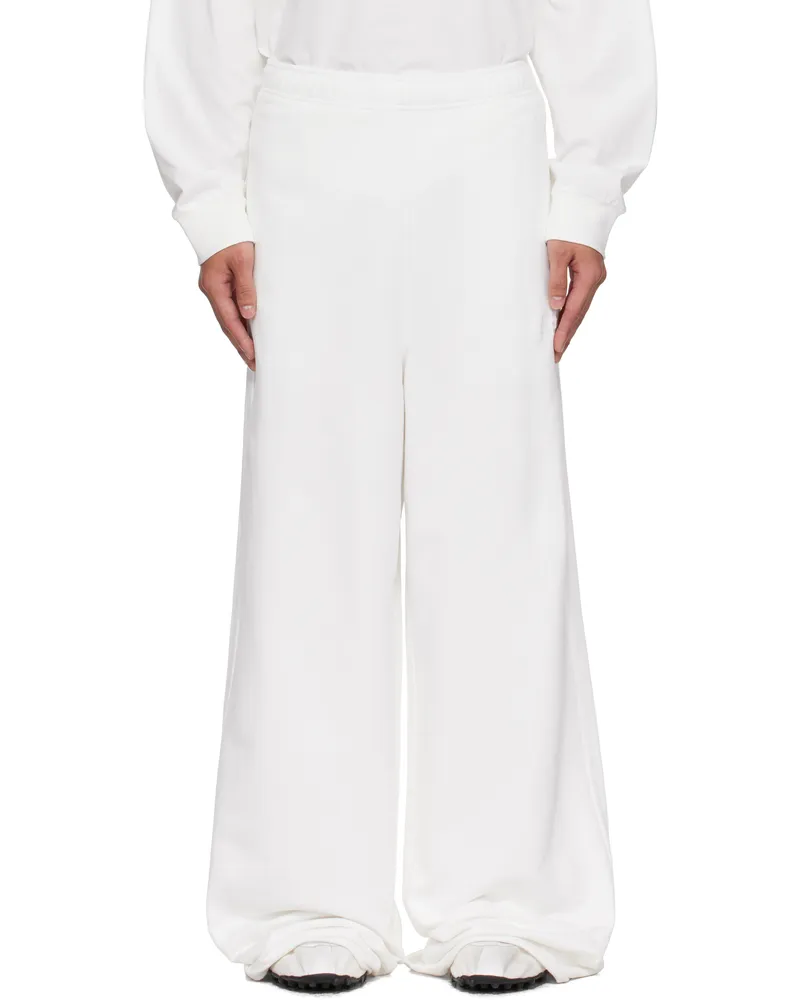 Maison Margiela White Drawstring Sweatpants 101
