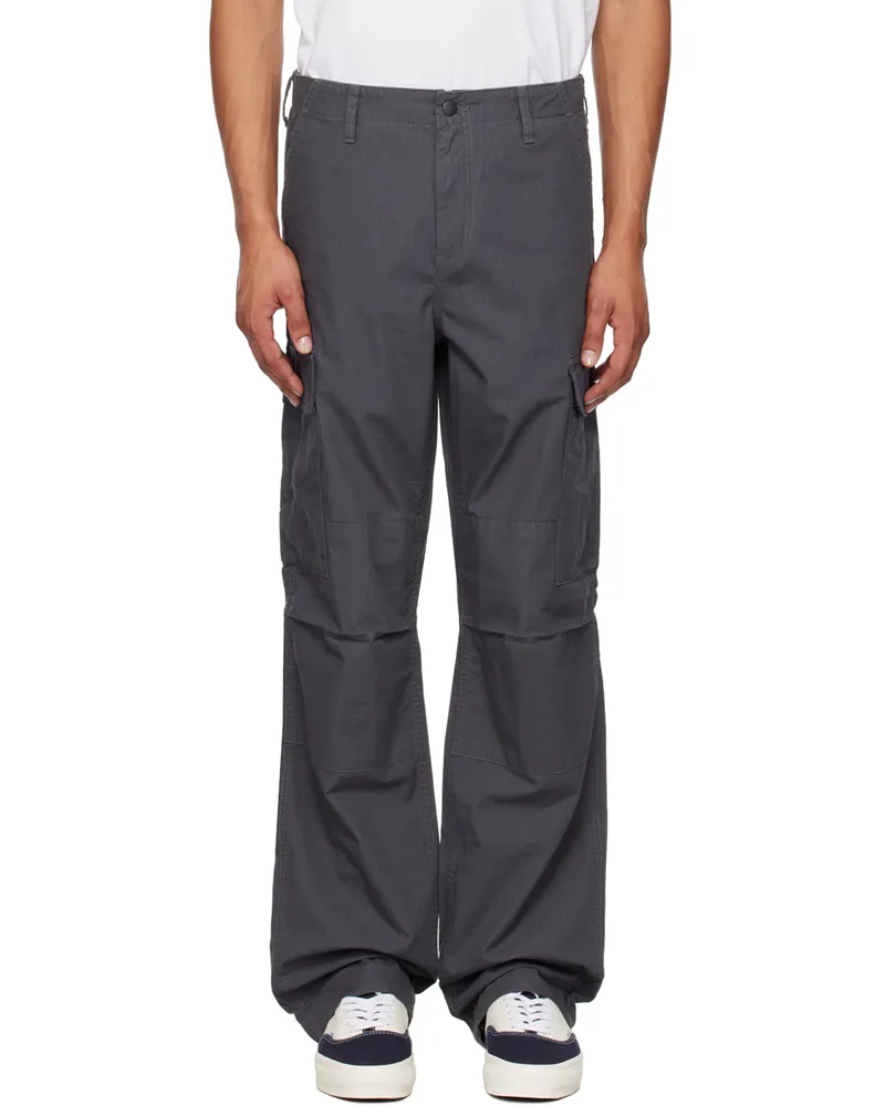 Carhartt WIP Gray Regular Cargo Pants 02