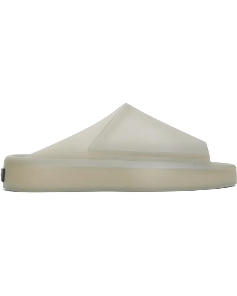 Fear of God Gray Los Feliz Rubber Sandals Dark