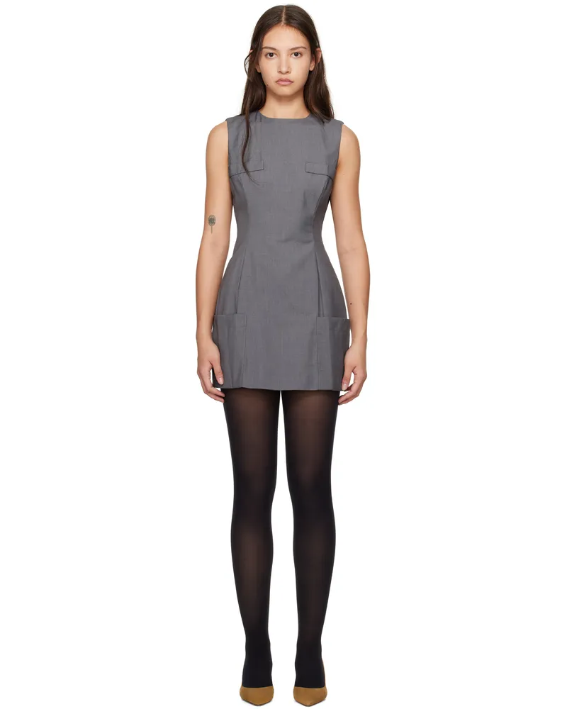 GUIZIO Gray Rowan Minidress Heather