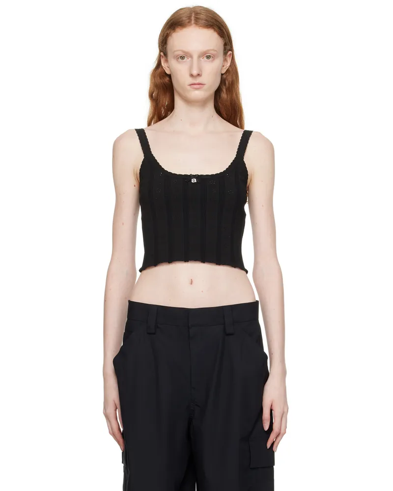Alexander Wang Black Hardware Tank Top 001