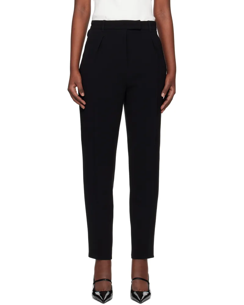 Max Mara Black Eguale Trousers 001