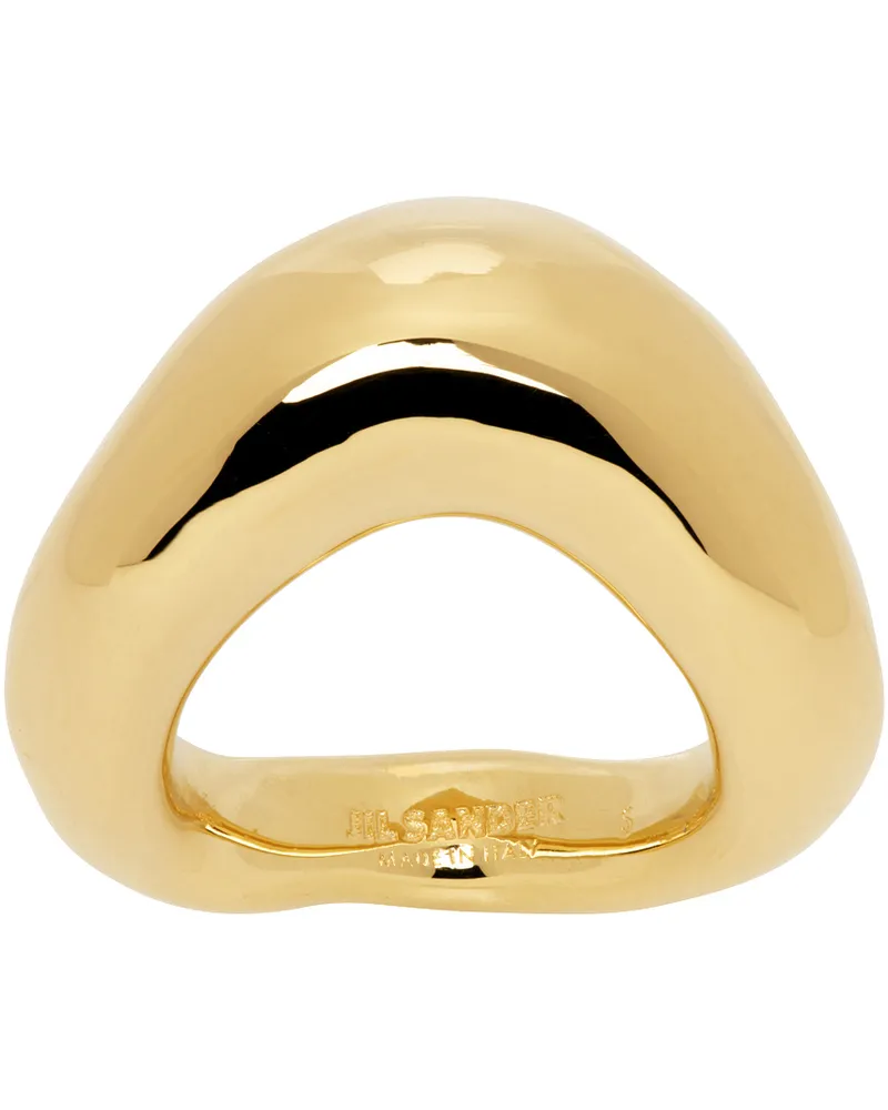 Jil Sander Gold Band Ring 715