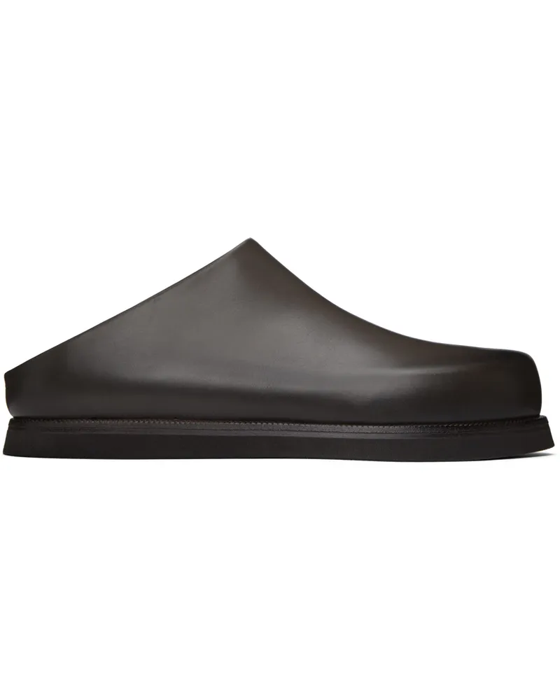 Marsèll SSENSE Exclusive Brown Sabot Loafers 612