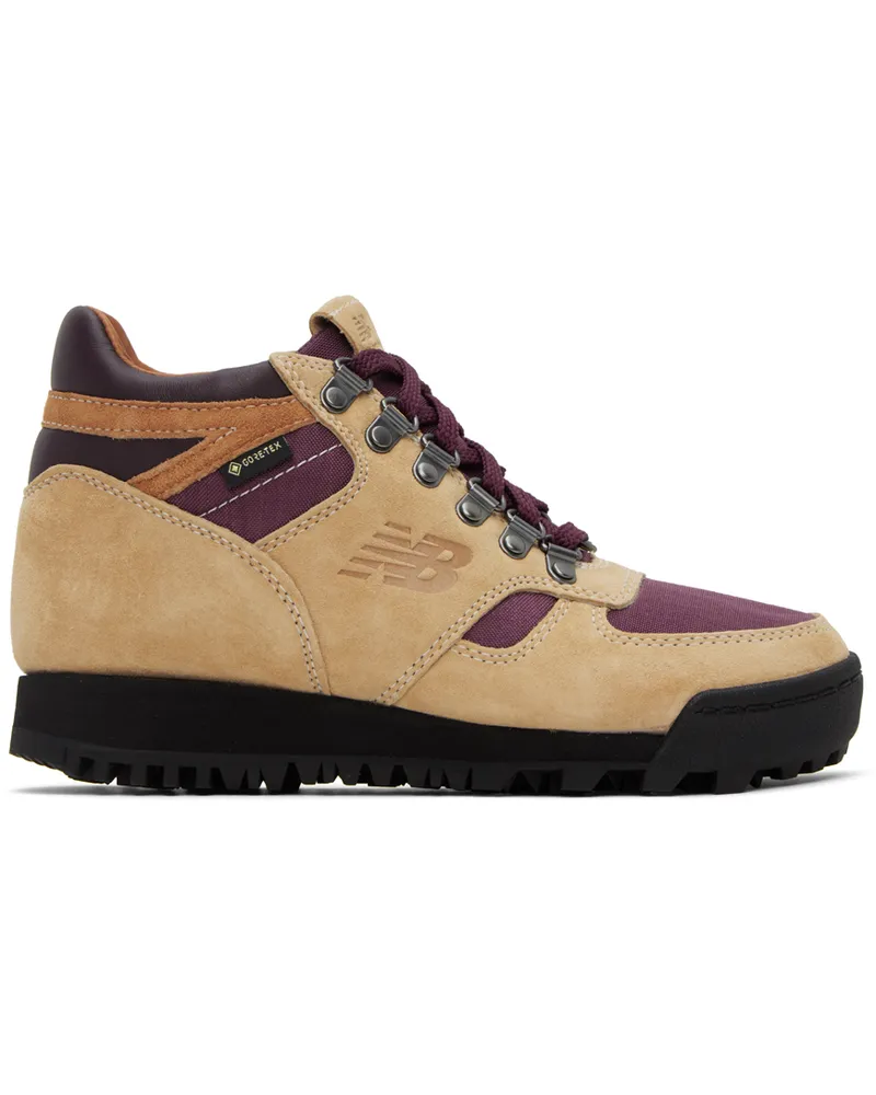 New Balance Tan & Burgundy ALD Edition Rainier Boots Brown