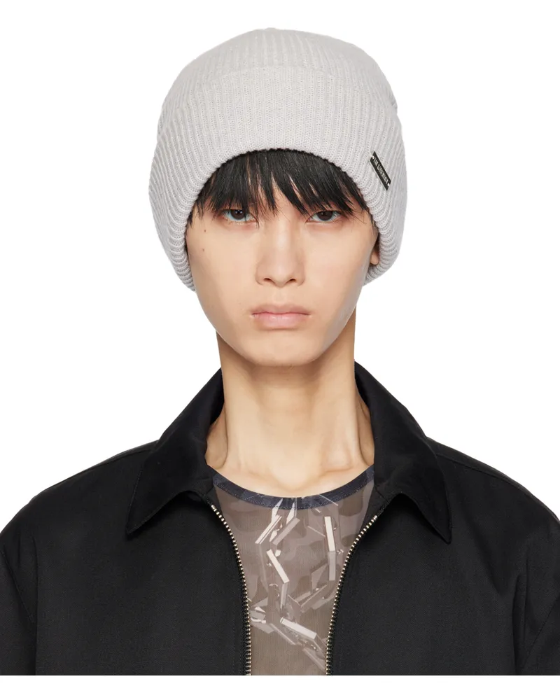 Han Kjøbenhavn Gray Metal Logo Han Beanie Grey