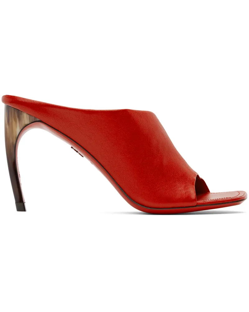 Ferragamo Red Nymphe Mules 003