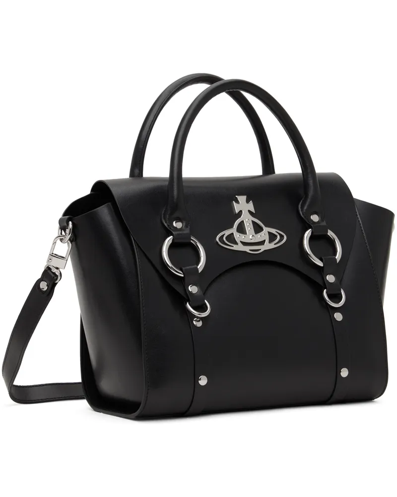 Vivienne Westwood Black Large Agnes Shoulder Bag bei MyBestBrands shoppen