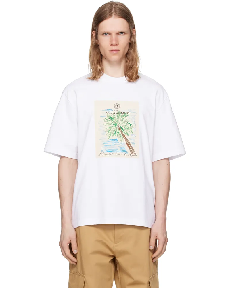 Jacquemus White La Croisière 'The Marino' T-shirt 1iv