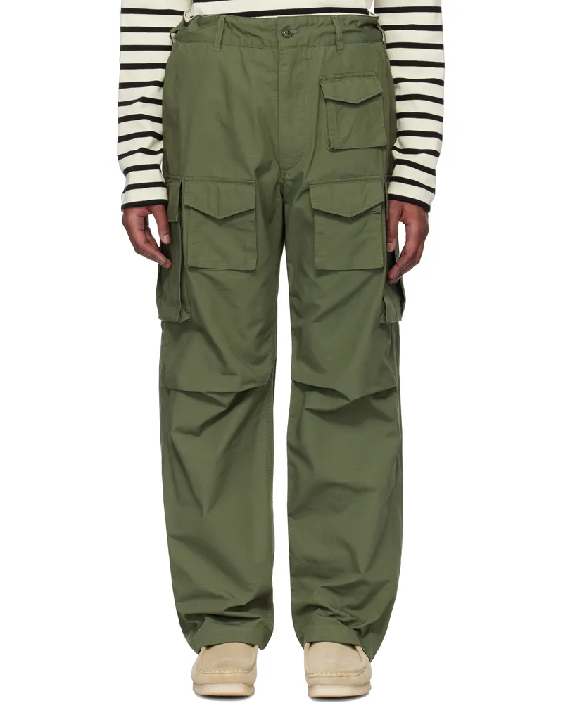 Engineered Garments Khaki FA Cargo Pants Ct010