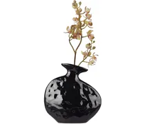 Black Flat Vase, 1.1 L
