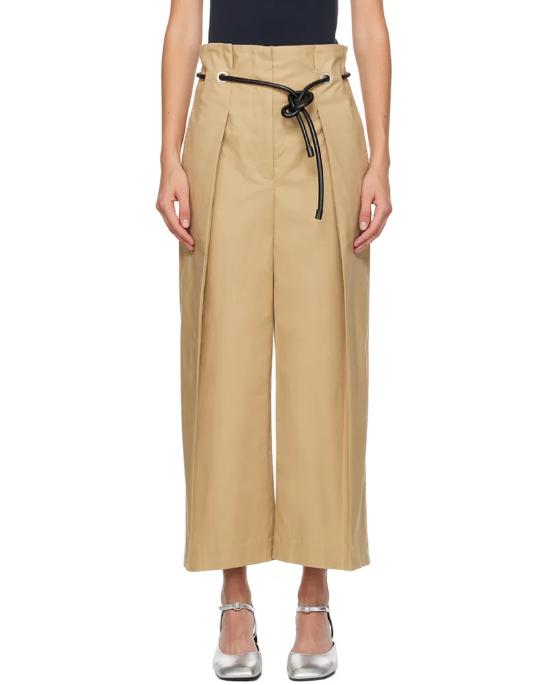 3.1 phillip lim Beige Origami Trousers Kh250