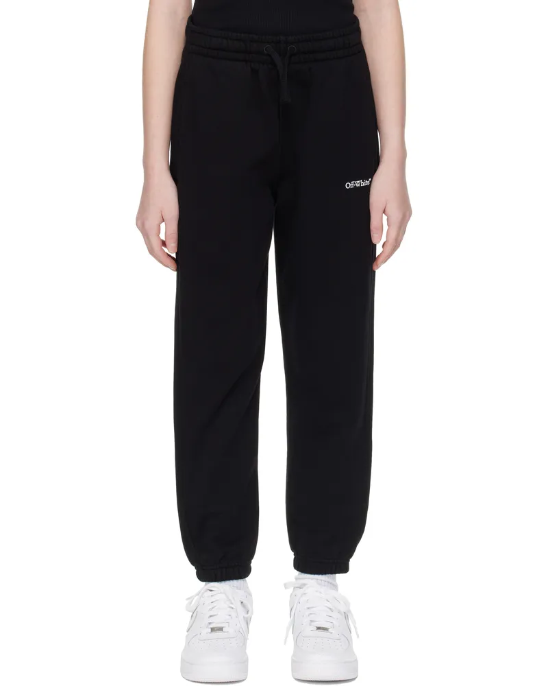 OFF-WHITE Kids Black Bookish Sweatpants Black
