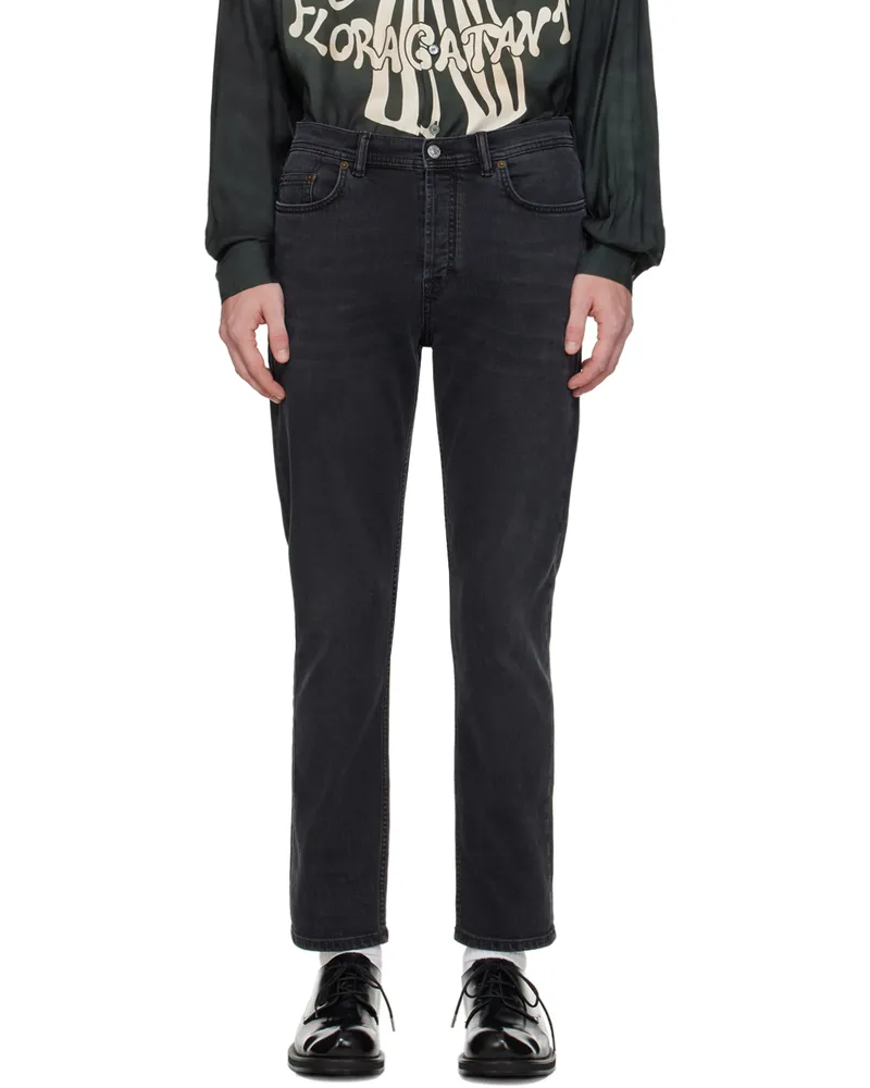 Acne Studios Black Slim-Fit River Jeans Used
